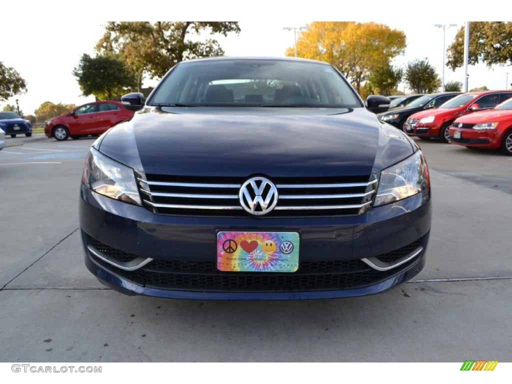 2013 Passat 2.5L S - Night Blue Metallic / Titan Black photo #8