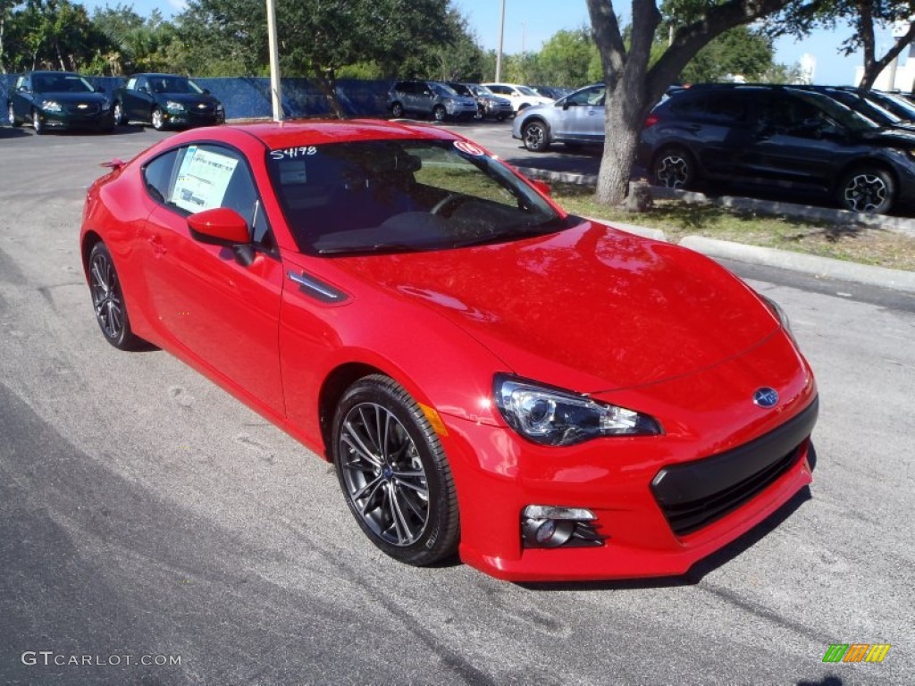 2014 BRZ Limited - Lightning Red / Black photo #1