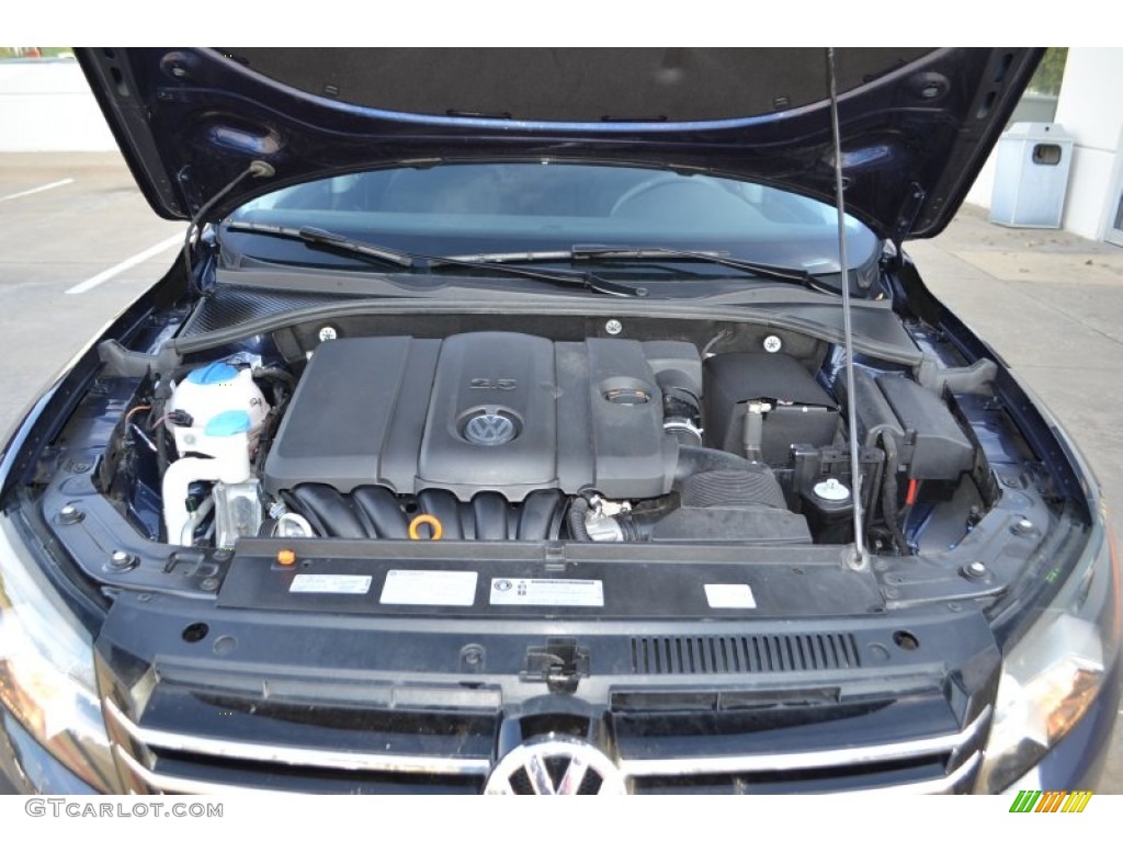 2013 Passat 2.5L S - Night Blue Metallic / Titan Black photo #19