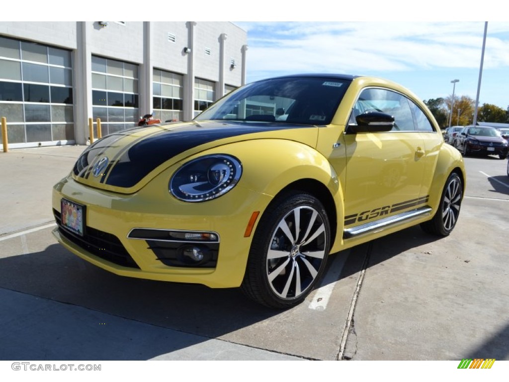 Yellow Rush 2014 Volkswagen Beetle GSR Exterior Photo #88026086
