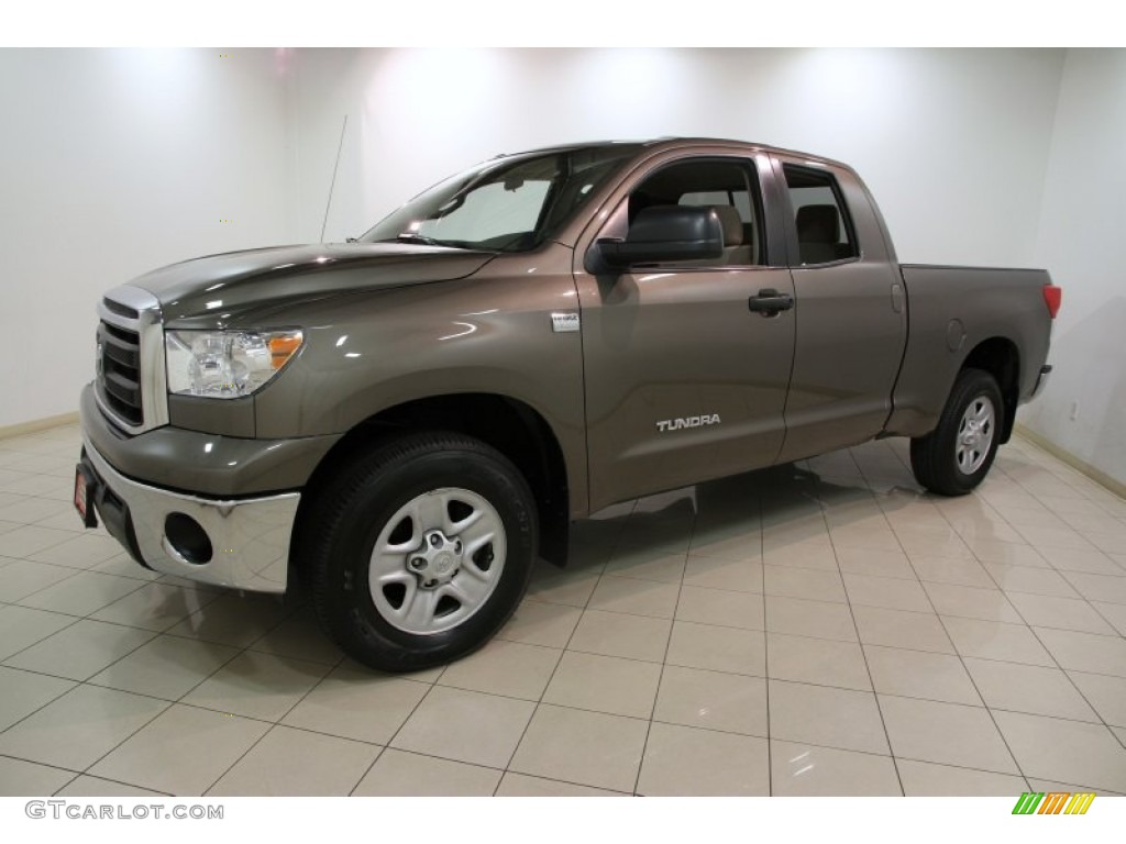 2010 Tundra Double Cab 4x4 - Pyrite Brown Mica / Sand Beige photo #3