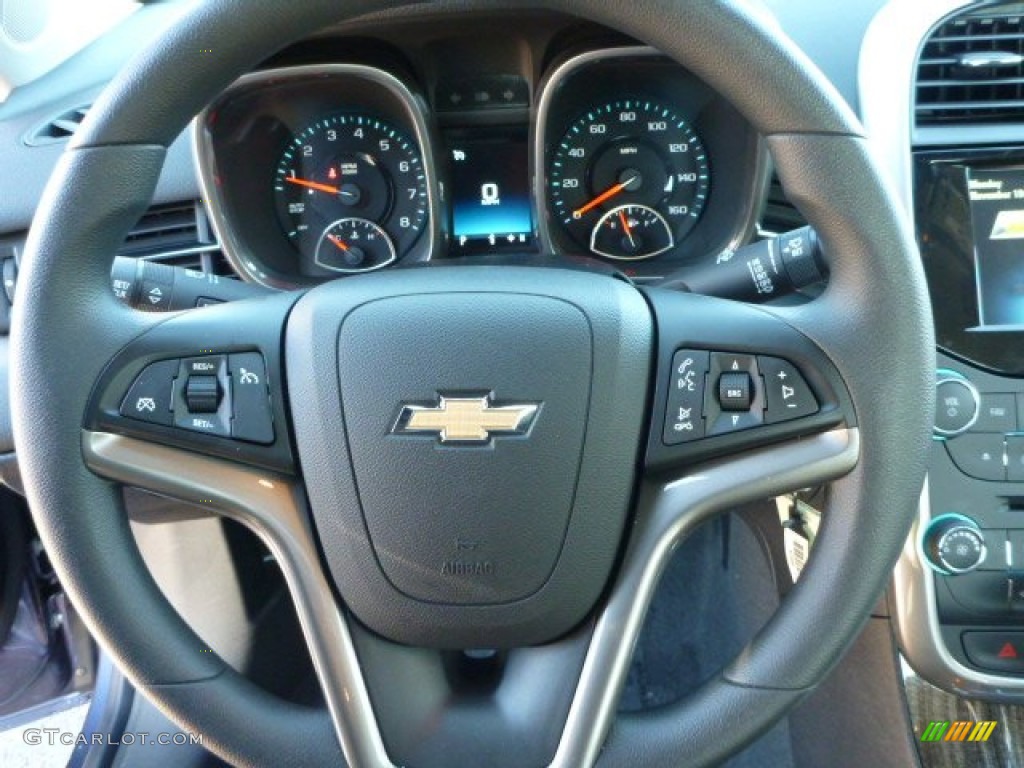 2014 Chevrolet Malibu LT Jet Black Steering Wheel Photo #88027174