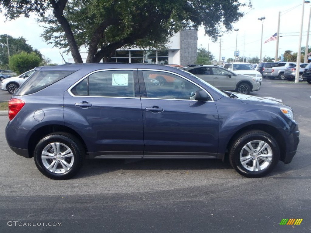 2014 Equinox LS - Atlantis Blue Metallic / Light Titanium/Jet Black photo #6