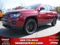 2014 Deep Cherry Red Crystal Pearl Jeep Compass Sport  photo #1