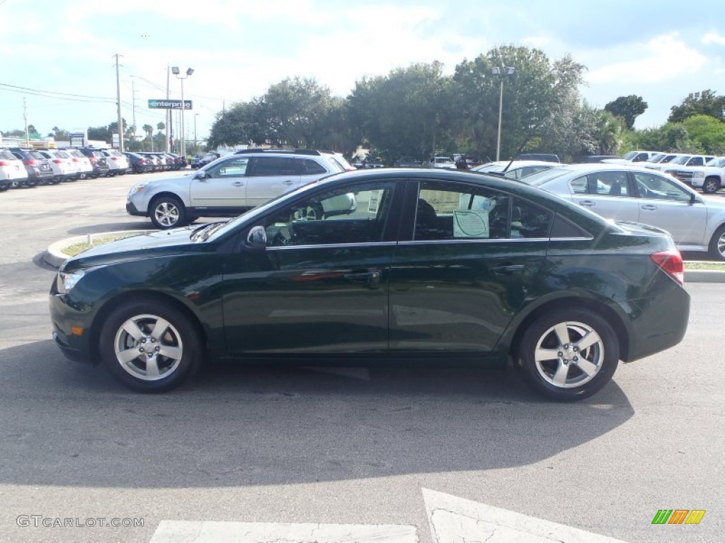 2014 Cruze LT - Rainforest Green Metallic / Jet Black photo #3