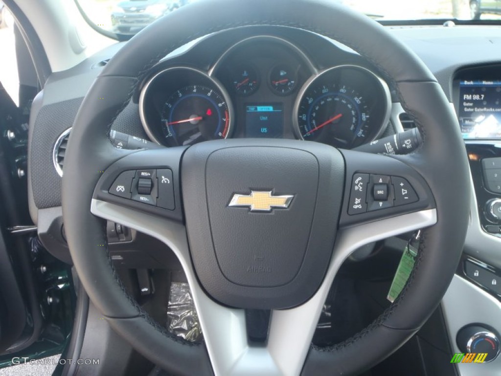 2014 Cruze LT - Rainforest Green Metallic / Jet Black photo #13