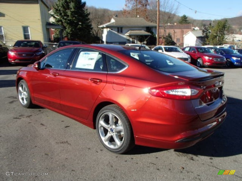Sunset 2014 Ford Fusion SE Exterior Photo #88030107
