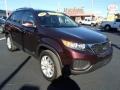 2011 Dark Cherry Kia Sorento LX V6 AWD  photo #2