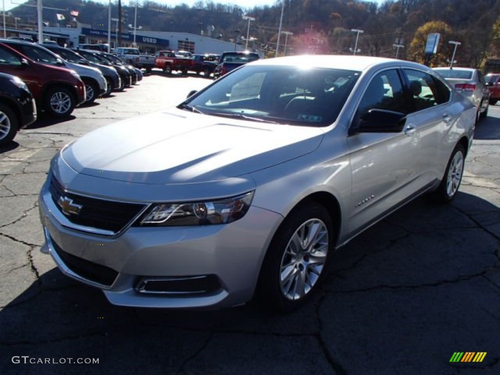 2014 Impala LS - Silver Ice Metallic / Jet Black/Dark Titanium photo #4