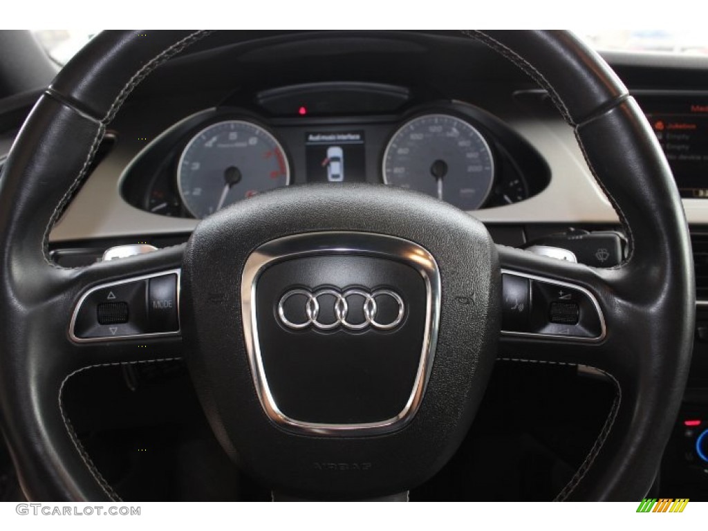 2011 S4 3.0 quattro Sedan - Quartz Grey Metallic / Black photo #25