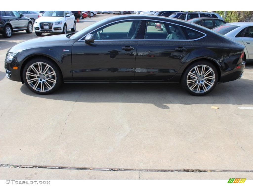 2014 A7 3.0T quattro Premium Plus - Oolong Gray Metallic / Black photo #4