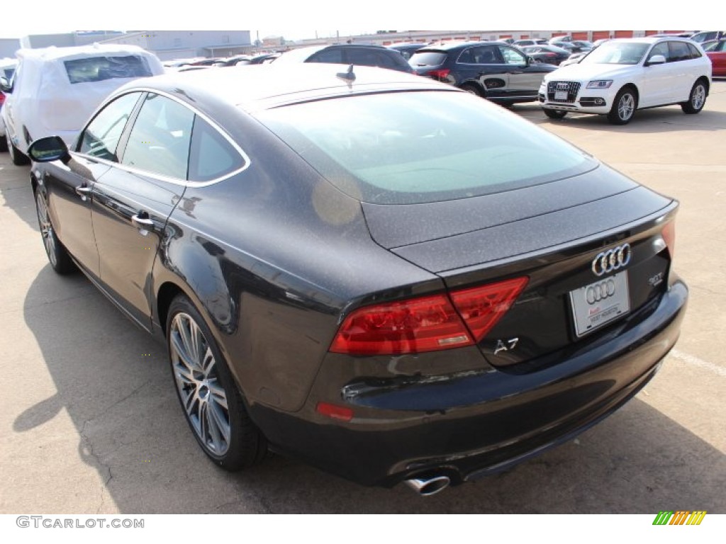 2014 A7 3.0T quattro Premium Plus - Oolong Gray Metallic / Black photo #5