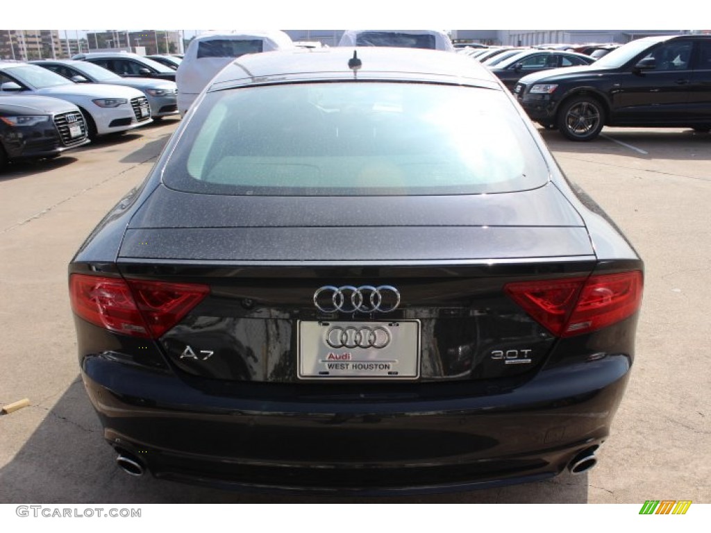 2014 A7 3.0T quattro Premium Plus - Oolong Gray Metallic / Black photo #6