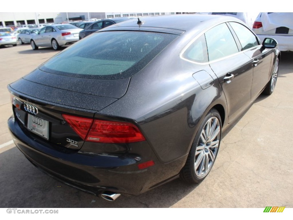 2014 A7 3.0T quattro Premium Plus - Oolong Gray Metallic / Black photo #7