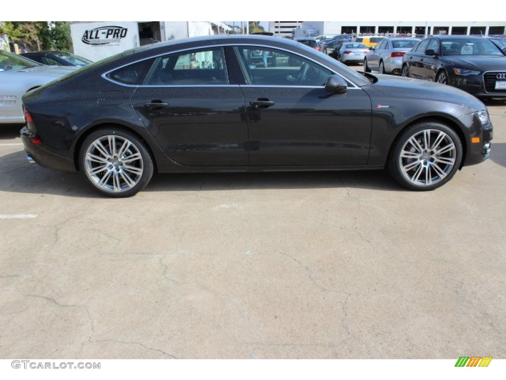 2014 A7 3.0T quattro Premium Plus - Oolong Gray Metallic / Black photo #8