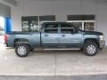 Blue Granite Metallic 2011 Chevrolet Silverado 2500HD LTZ Crew Cab 4x4 Exterior