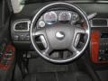 Ebony 2011 Chevrolet Silverado 2500HD LTZ Crew Cab 4x4 Steering Wheel