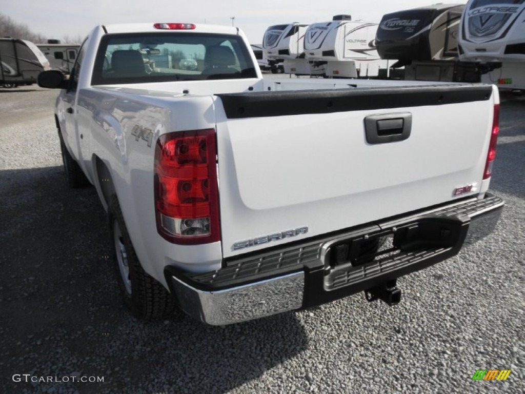 2013 Sierra 1500 Regular Cab 4x4 - Summit White / Dark Titanium photo #12