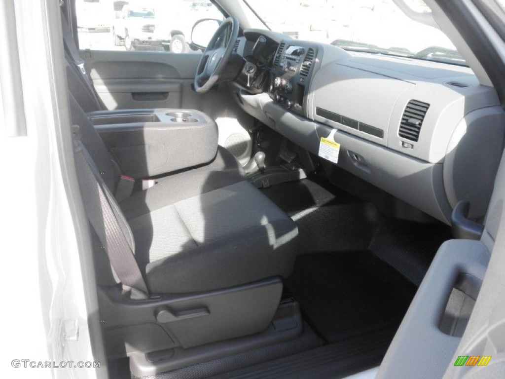 2013 Sierra 1500 Regular Cab 4x4 - Summit White / Dark Titanium photo #14