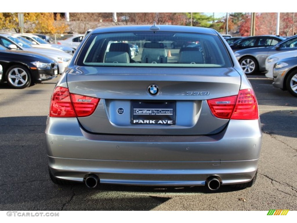 2011 3 Series 335i xDrive Sedan - Space Gray Metallic / Gray Dakota Leather photo #4