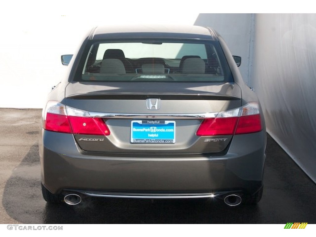 2014 Accord Sport Sedan - Hematite Metallic / Black photo #6