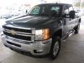 2011 Blue Granite Metallic Chevrolet Silverado 2500HD LTZ Crew Cab 4x4  photo #24