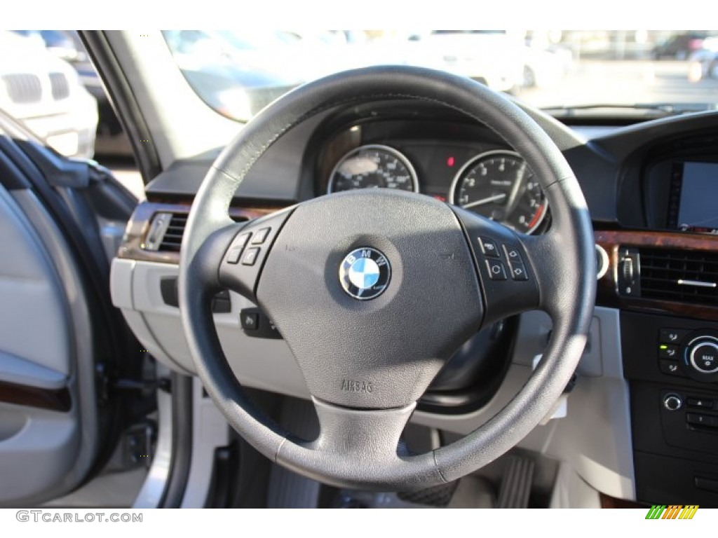 2011 3 Series 335i xDrive Sedan - Space Gray Metallic / Gray Dakota Leather photo #16