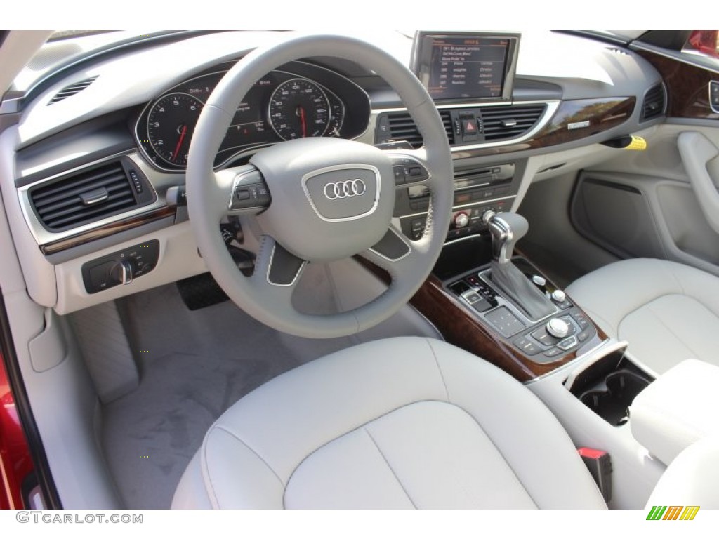 Titanium Gray Interior 2014 Audi A6 2.0T quattro Sedan Photo #88035476