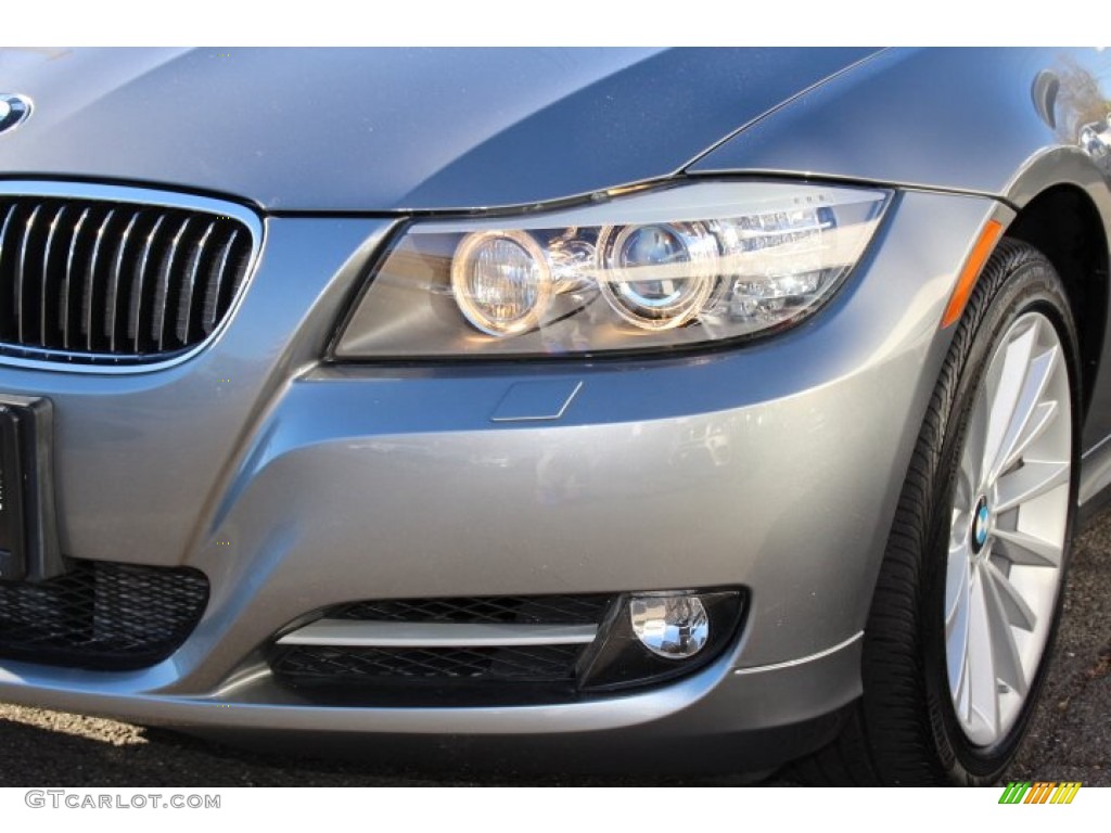 2011 3 Series 335i xDrive Sedan - Space Gray Metallic / Gray Dakota Leather photo #30