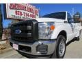 Oxford White - F350 Super Duty XLT SuperCab Utility Truck Photo No. 1