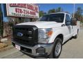Oxford White - F350 Super Duty XLT SuperCab Utility Truck Photo No. 2