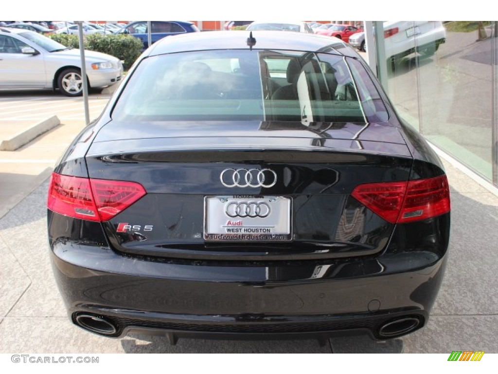 2014 RS 5 Coupe quattro - Phantom Black Pearl / Black Perforated Milano Leather photo #5
