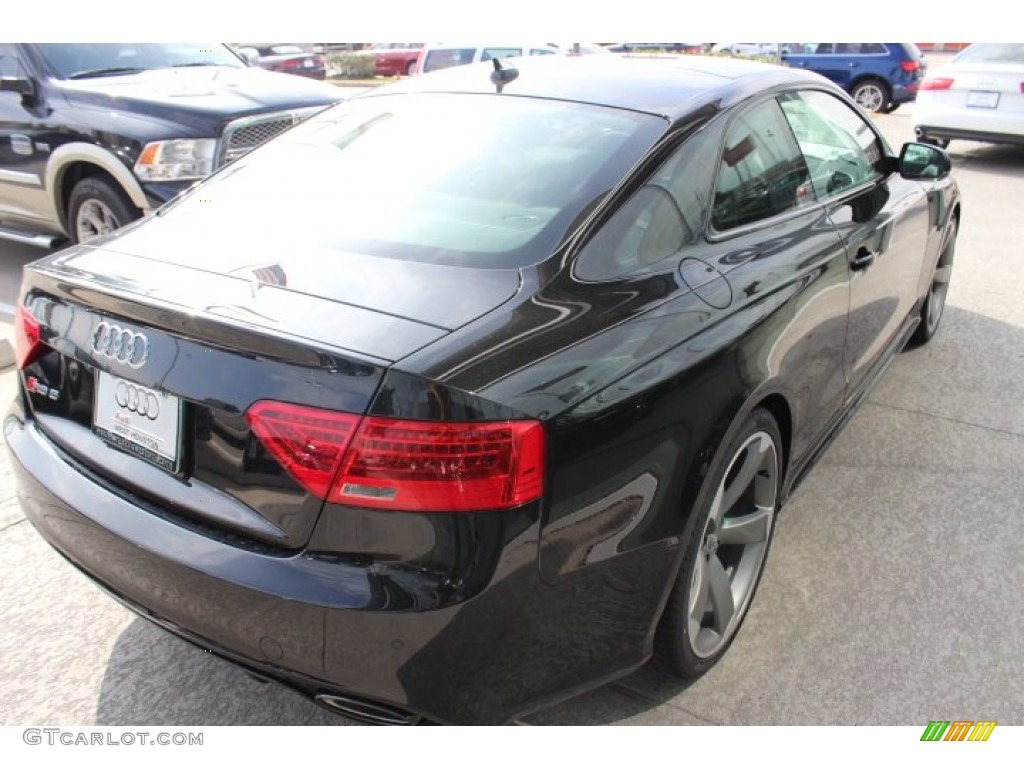 2014 RS 5 Coupe quattro - Phantom Black Pearl / Black Perforated Milano Leather photo #6