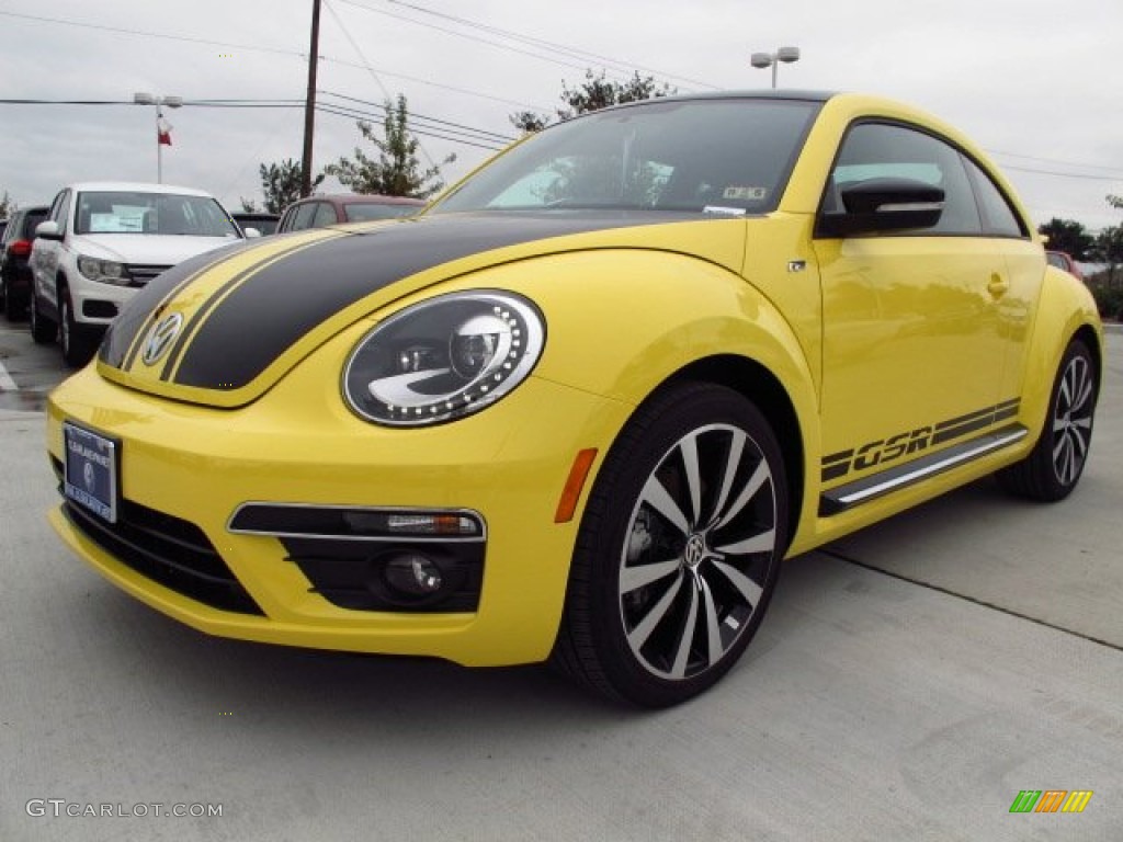Yellow Rush 2014 Volkswagen Beetle GSR Exterior Photo #88037780