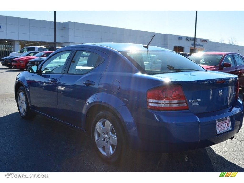 2010 Avenger SXT - Deep Water Blue Pearl / Dark Khaki/Light Graystone photo #34