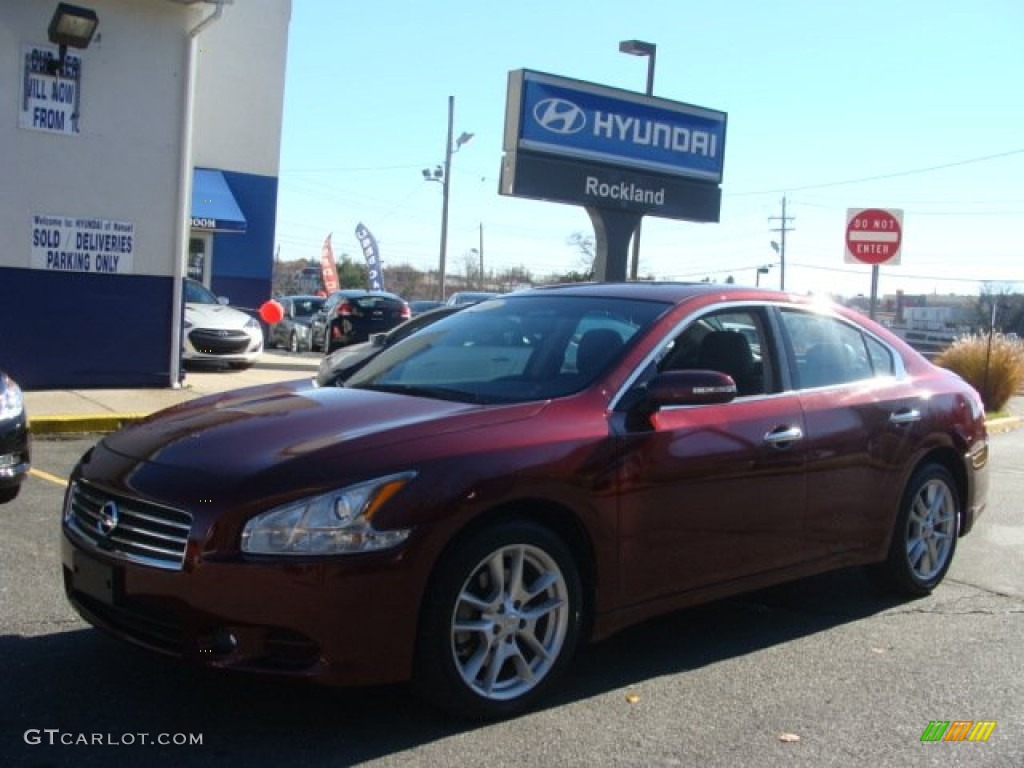 2011 Maxima 3.5 S - Tuscan Sun / Charcoal photo #1
