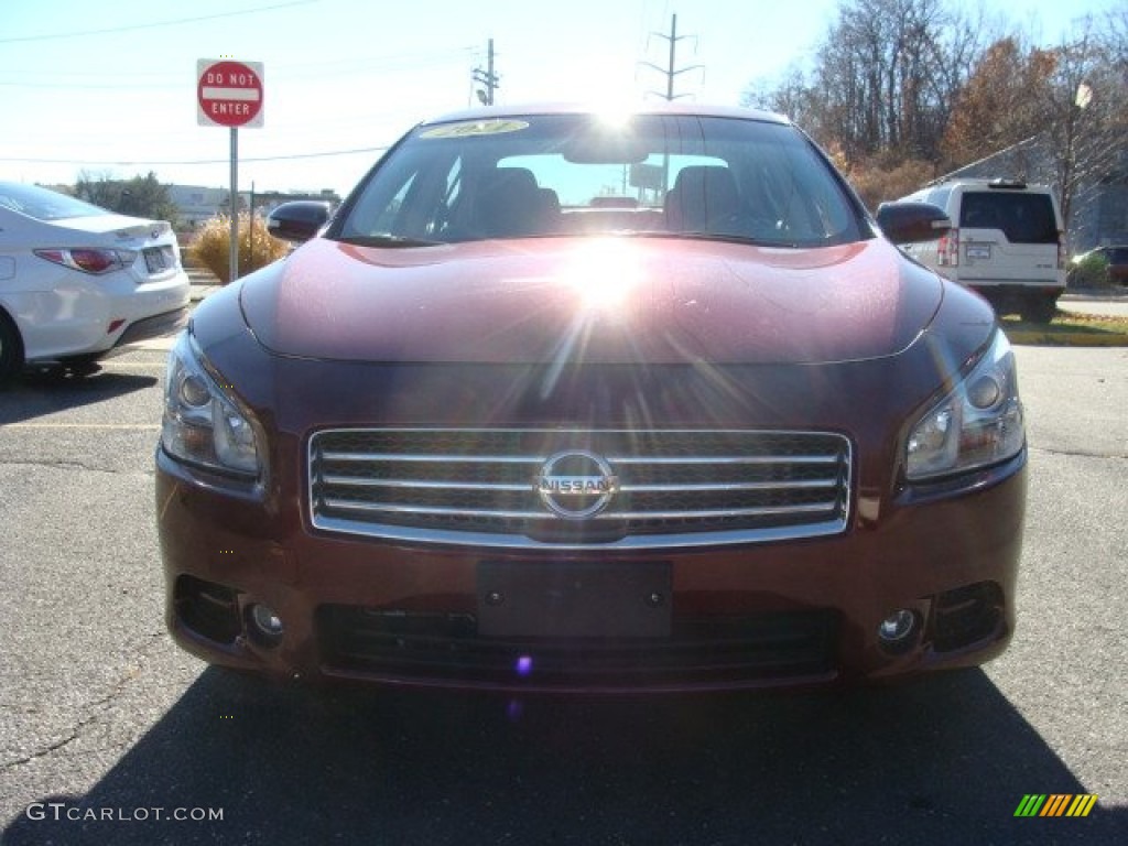 2011 Maxima 3.5 S - Tuscan Sun / Charcoal photo #2