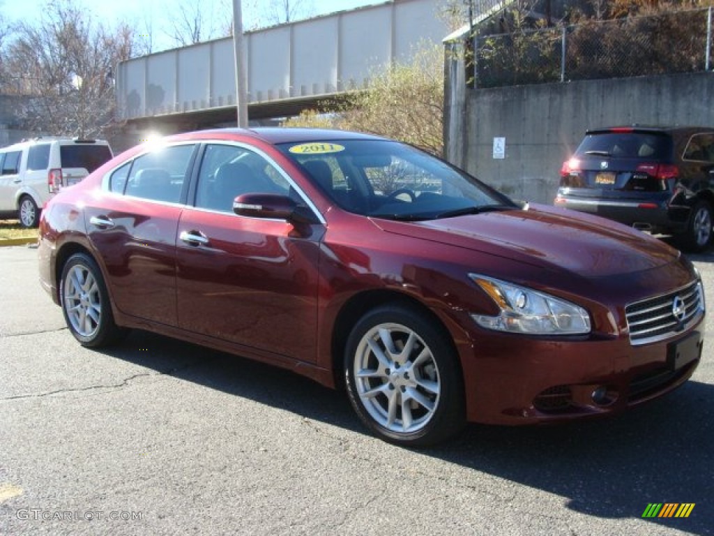 2011 Maxima 3.5 S - Tuscan Sun / Charcoal photo #3
