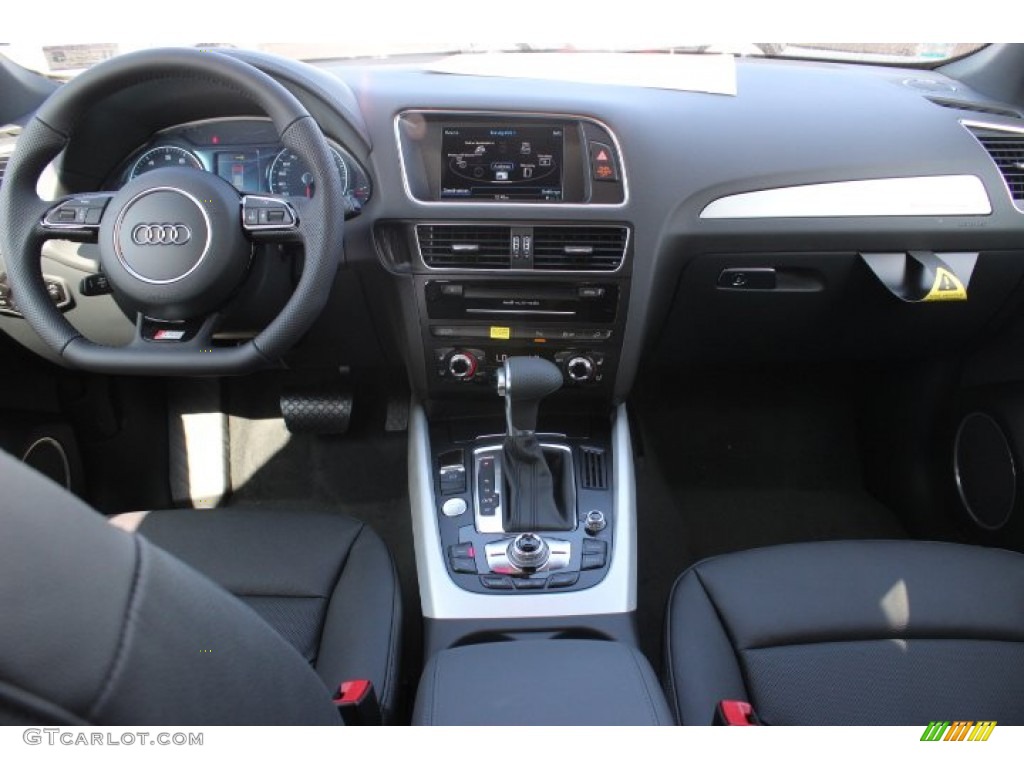 2014 Audi Q5 3.0 TFSI quattro Black Dashboard Photo #88038248