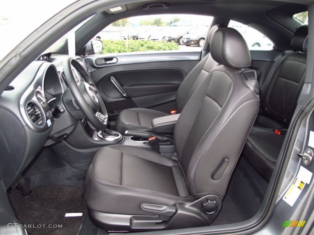 Titan Black Interior 2014 Volkswagen Beetle TDI Photo #88038712