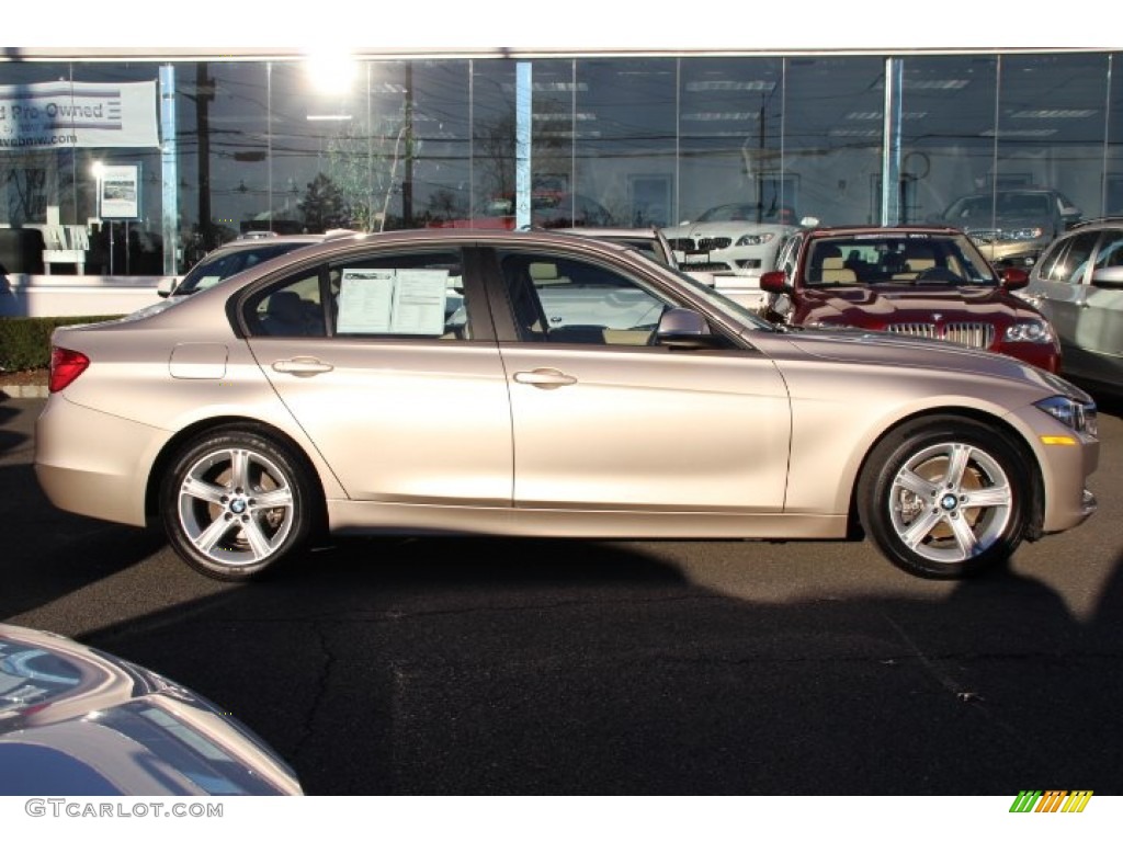 2013 3 Series 328i xDrive Sedan - Orion Silver Metallic / Venetian Beige photo #2