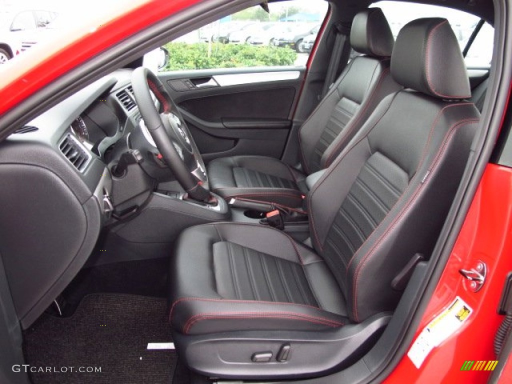 2014 Jetta GLI Autobahn - Tornado Red / Titan Black photo #11