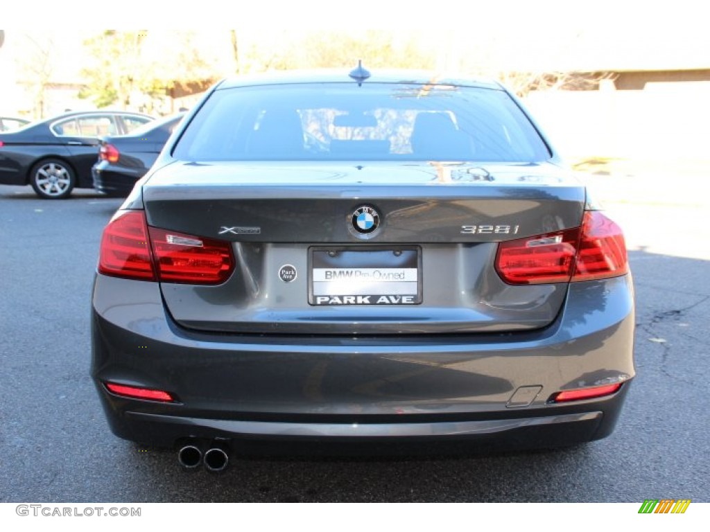 2013 3 Series 328i xDrive Sedan - Mineral Grey Metallic / Black photo #4