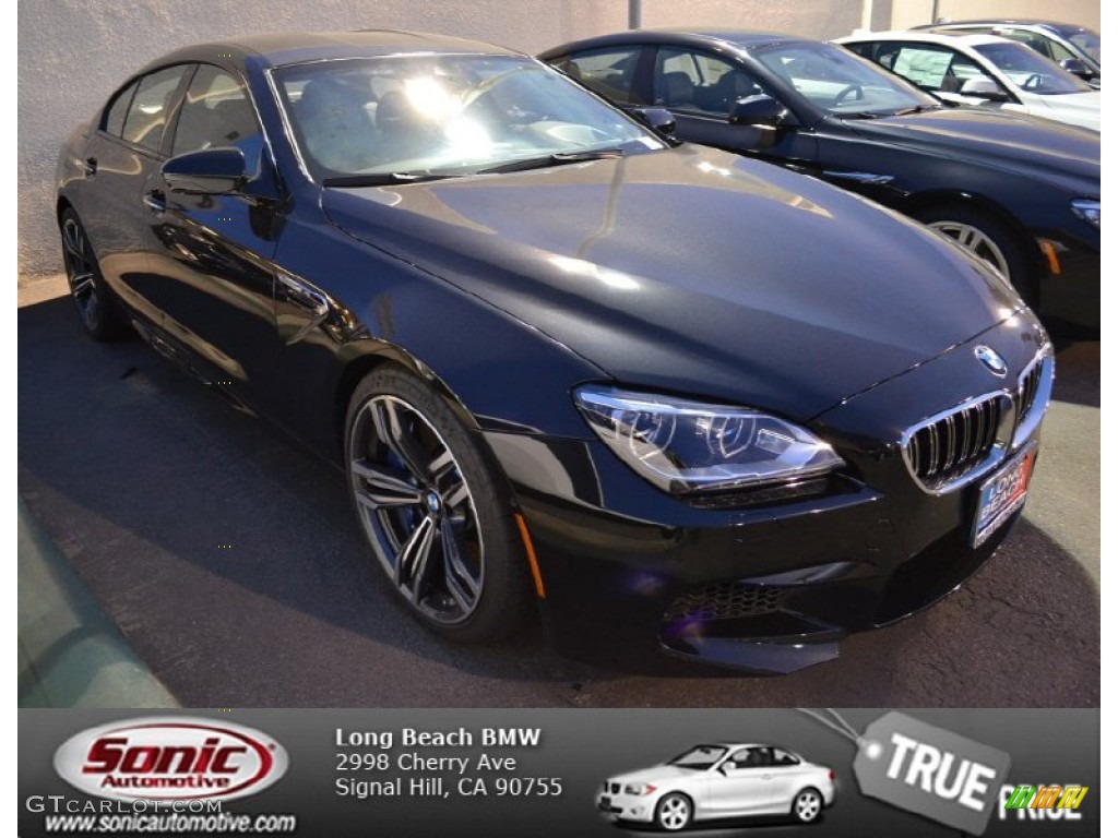 2014 M6 Gran Coupe - Black Sapphire Metallic / Black photo #1