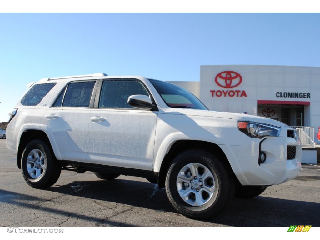 2014 4Runner SR5 - Super White / Graphite photo #1