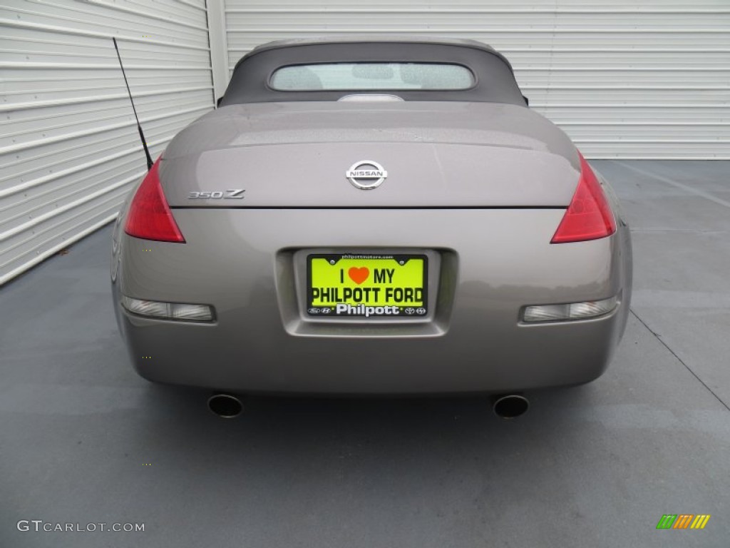 2007 350Z Touring Roadster - Carbon Silver Metallic / Carbon photo #5
