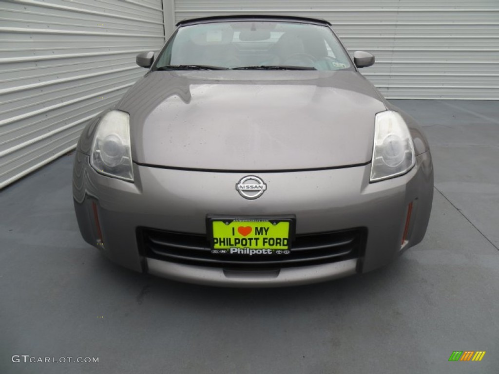 2007 350Z Touring Roadster - Carbon Silver Metallic / Carbon photo #8