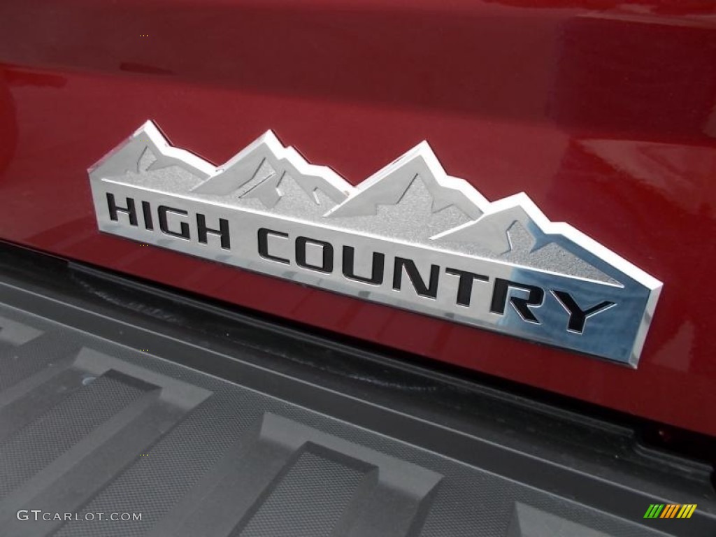 2014 Silverado 1500 High Country Crew Cab 4x4 - Deep Ruby Metallic / High Country Saddle photo #4