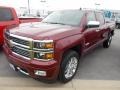 2014 Deep Ruby Metallic Chevrolet Silverado 1500 High Country Crew Cab 4x4  photo #5