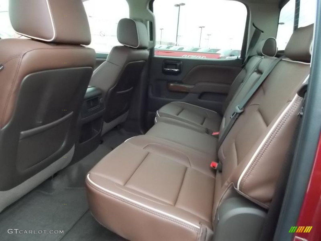 2014 Chevrolet Silverado 1500 High Country Crew Cab 4x4 Rear Seat Photo #88044440